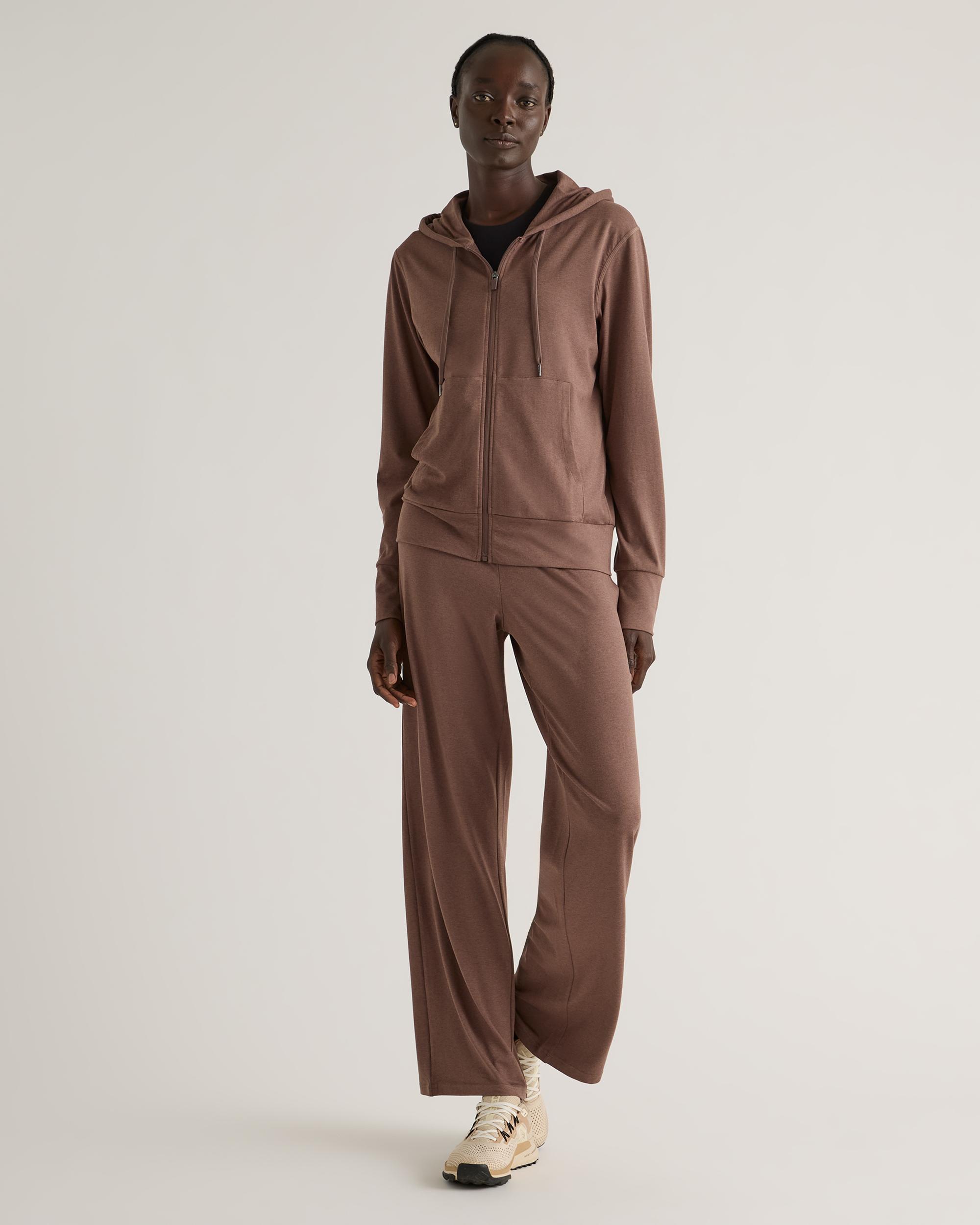 Quince | Women's Flowknit Full Zip Hoodie Size XL, Recycled Polyester Product Image
