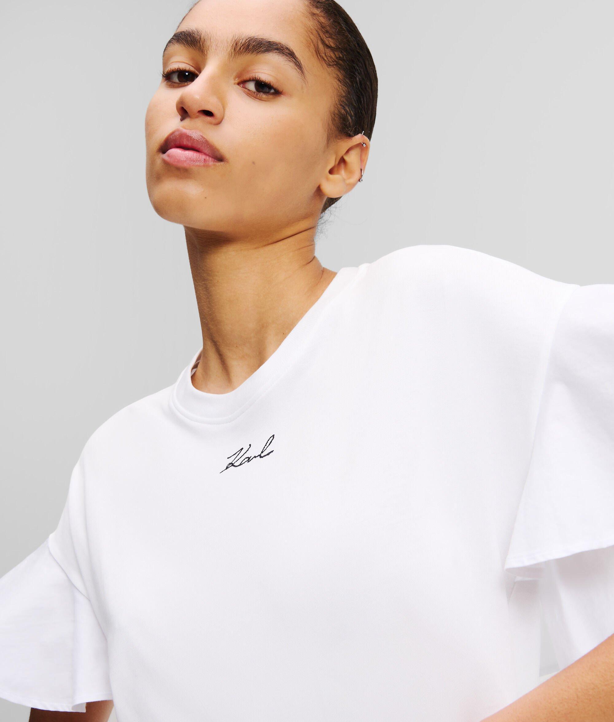 FABRIC MIX T-SHIRT DRESS Product Image