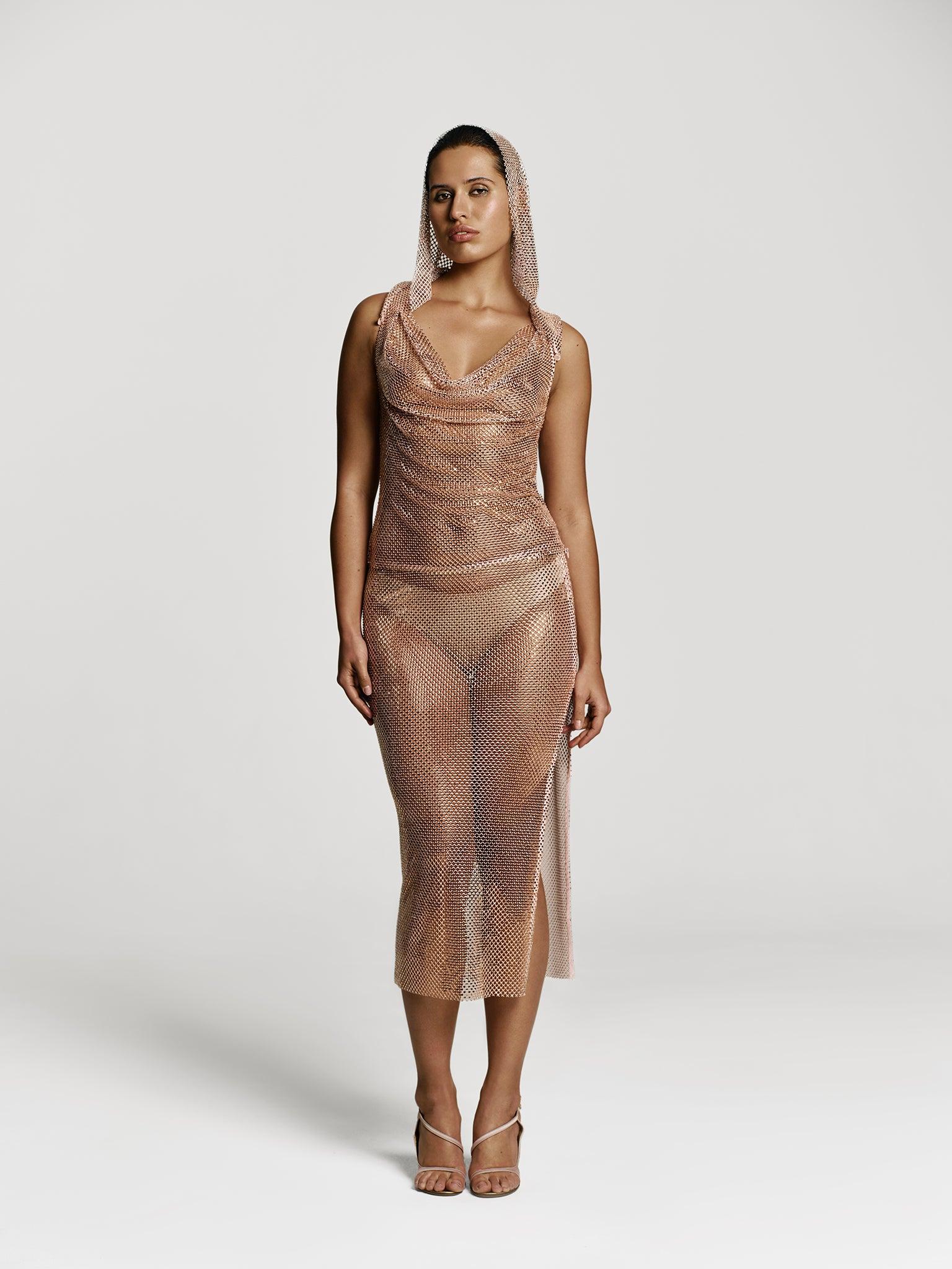 Diva Stardust top in Champagne Product Image