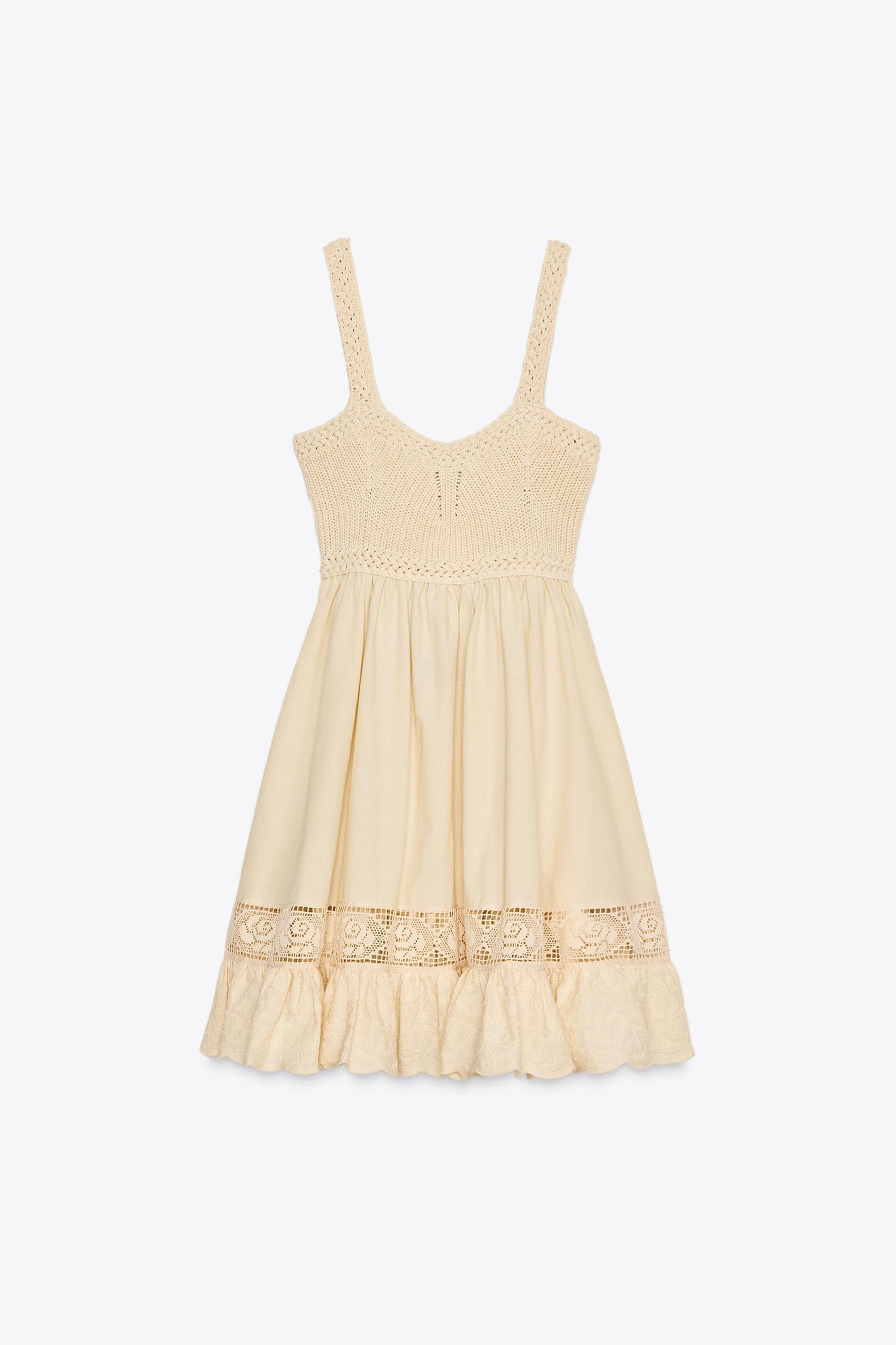 COMBINATION KNIT DRESS Product Image