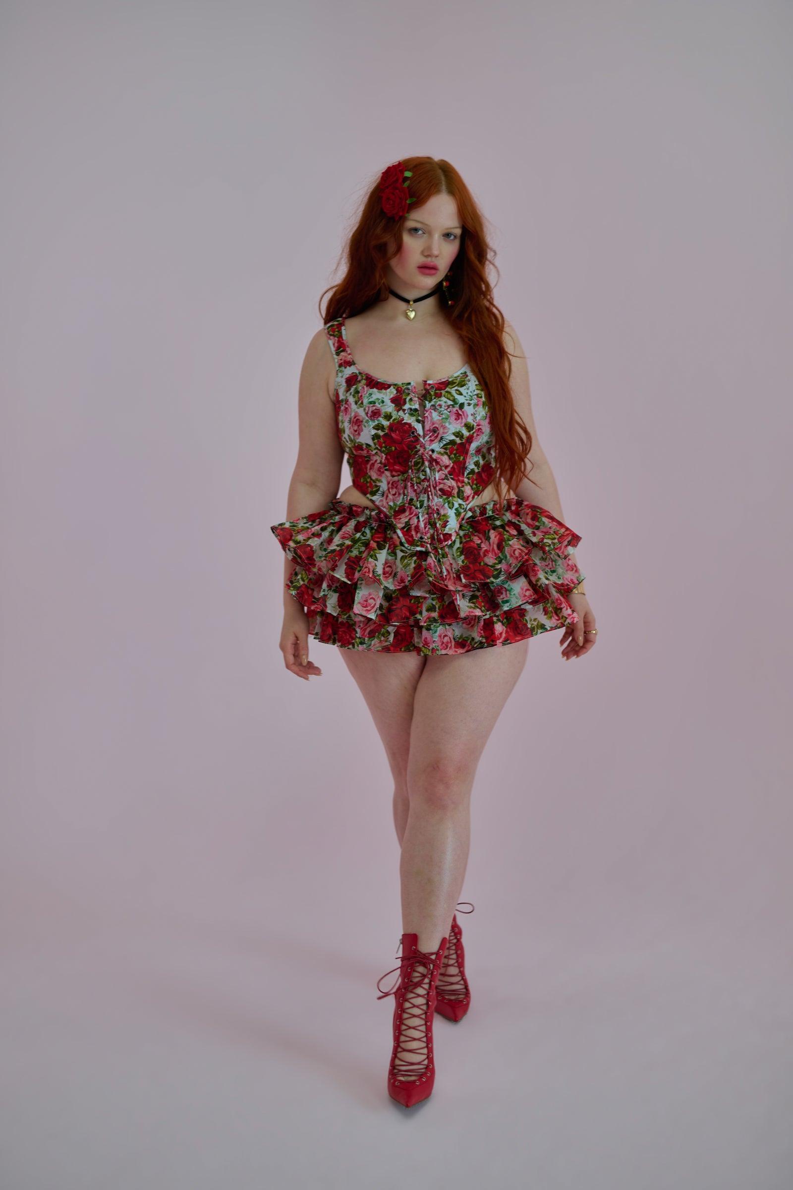 Roses Are Red Duchess Corset Product Image