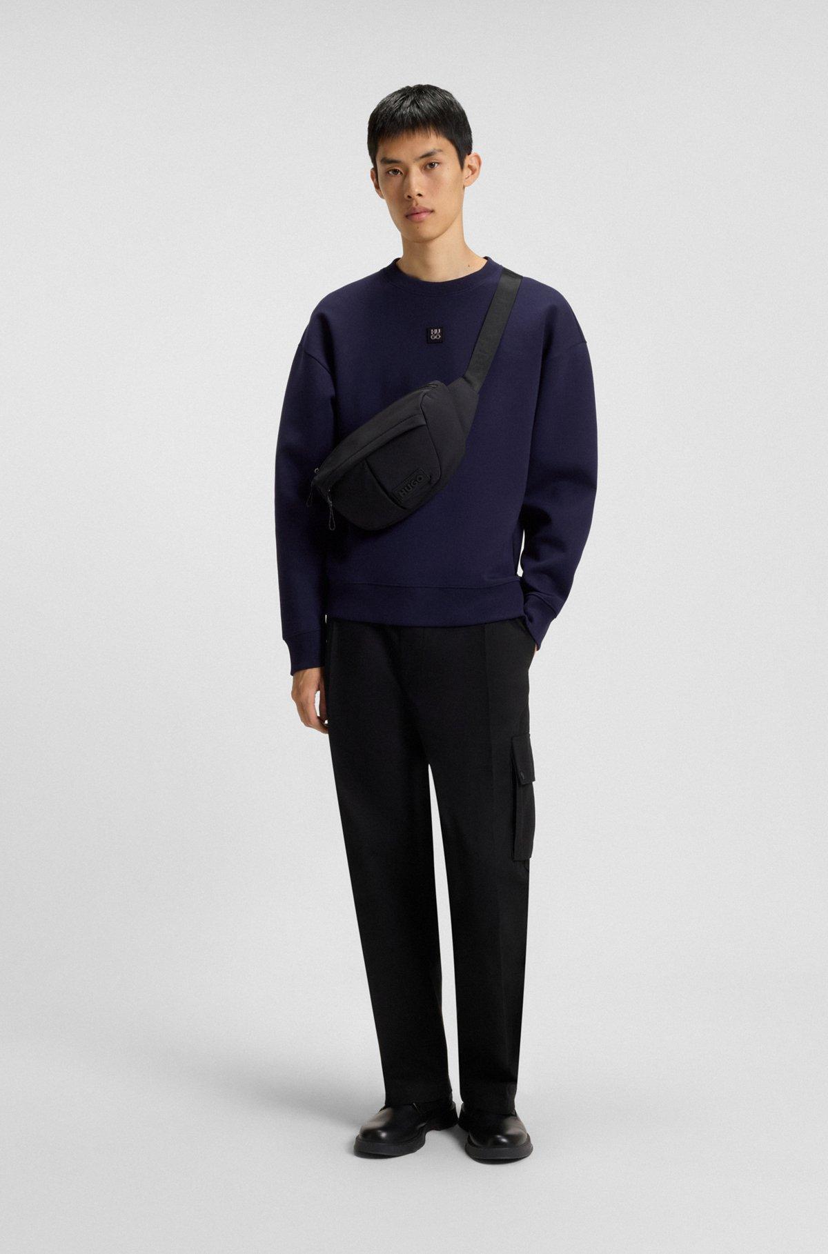 Sweatshirt with stacked-logo badge Product Image