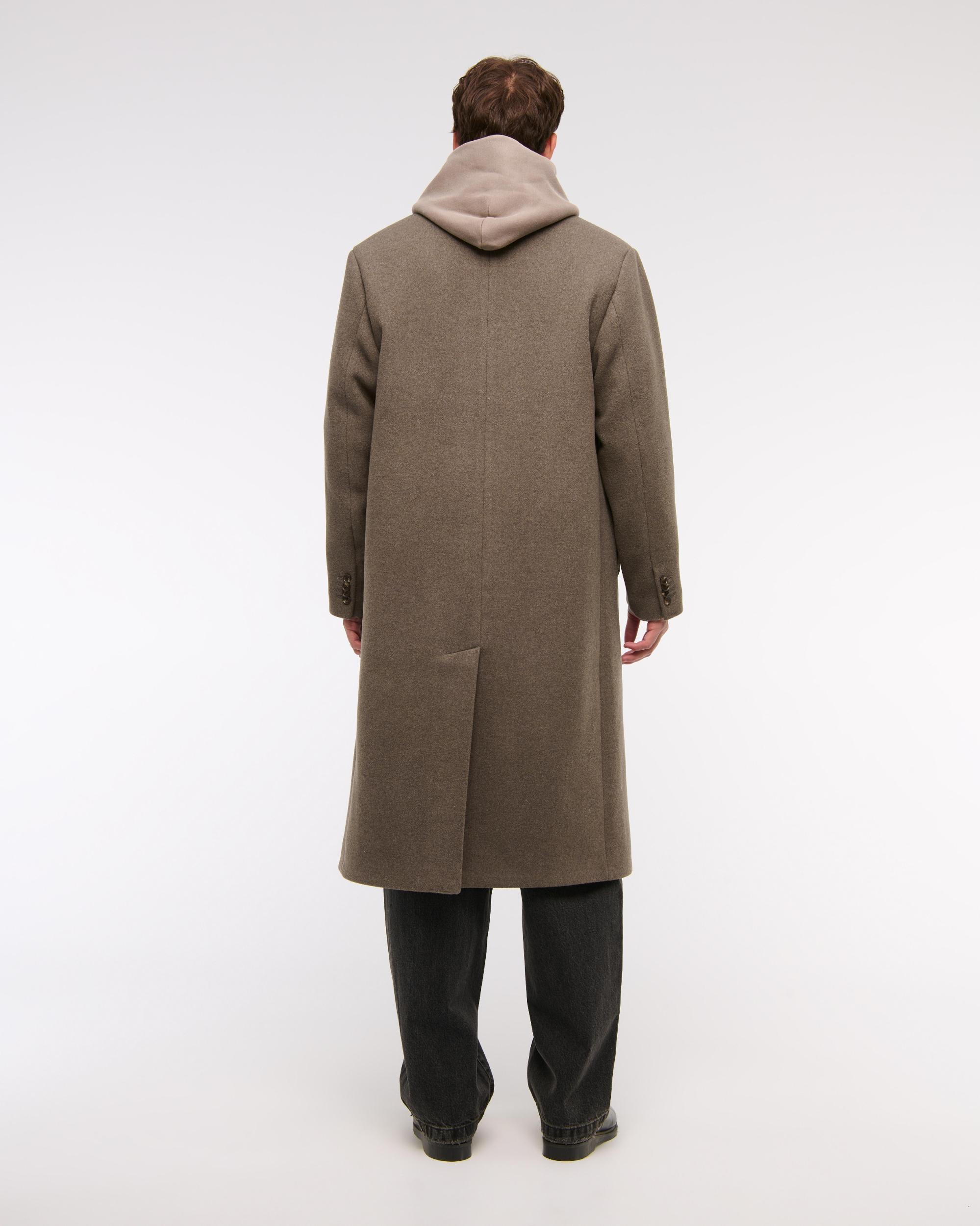 Double-Breasted Long Coat Product Image