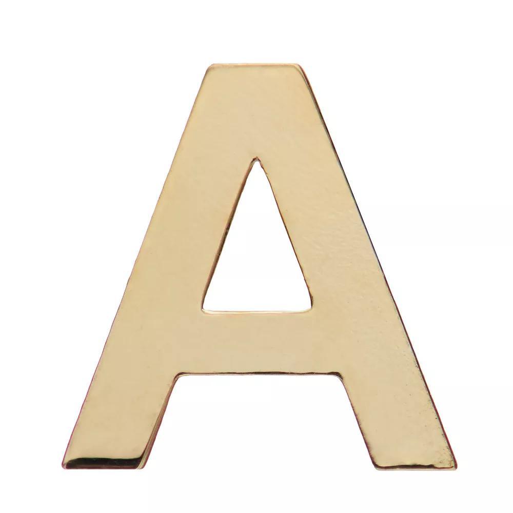 Au Naturale 14k Gold Initial Single Stud Earring, Women's Product Image