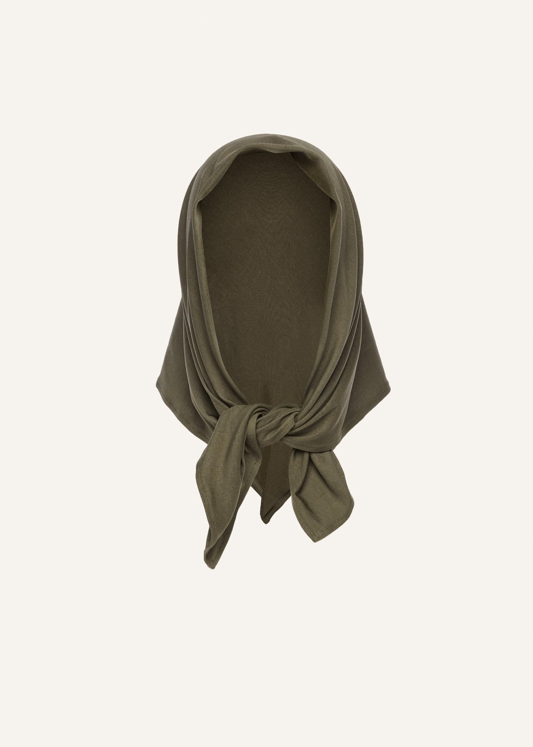 Versatile scarf in khaki Product Image