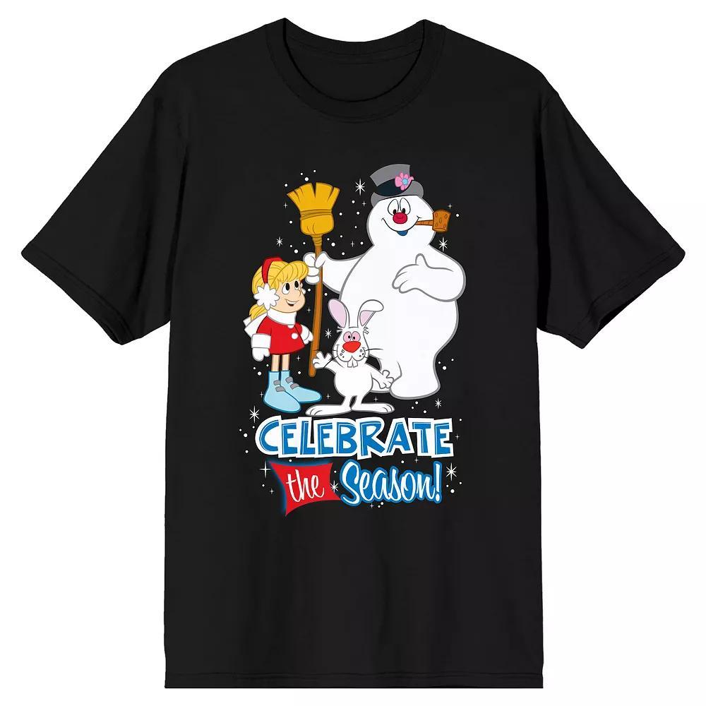 Men's Frosty The Snowman Frosty Tee, Size: XL, Black Product Image