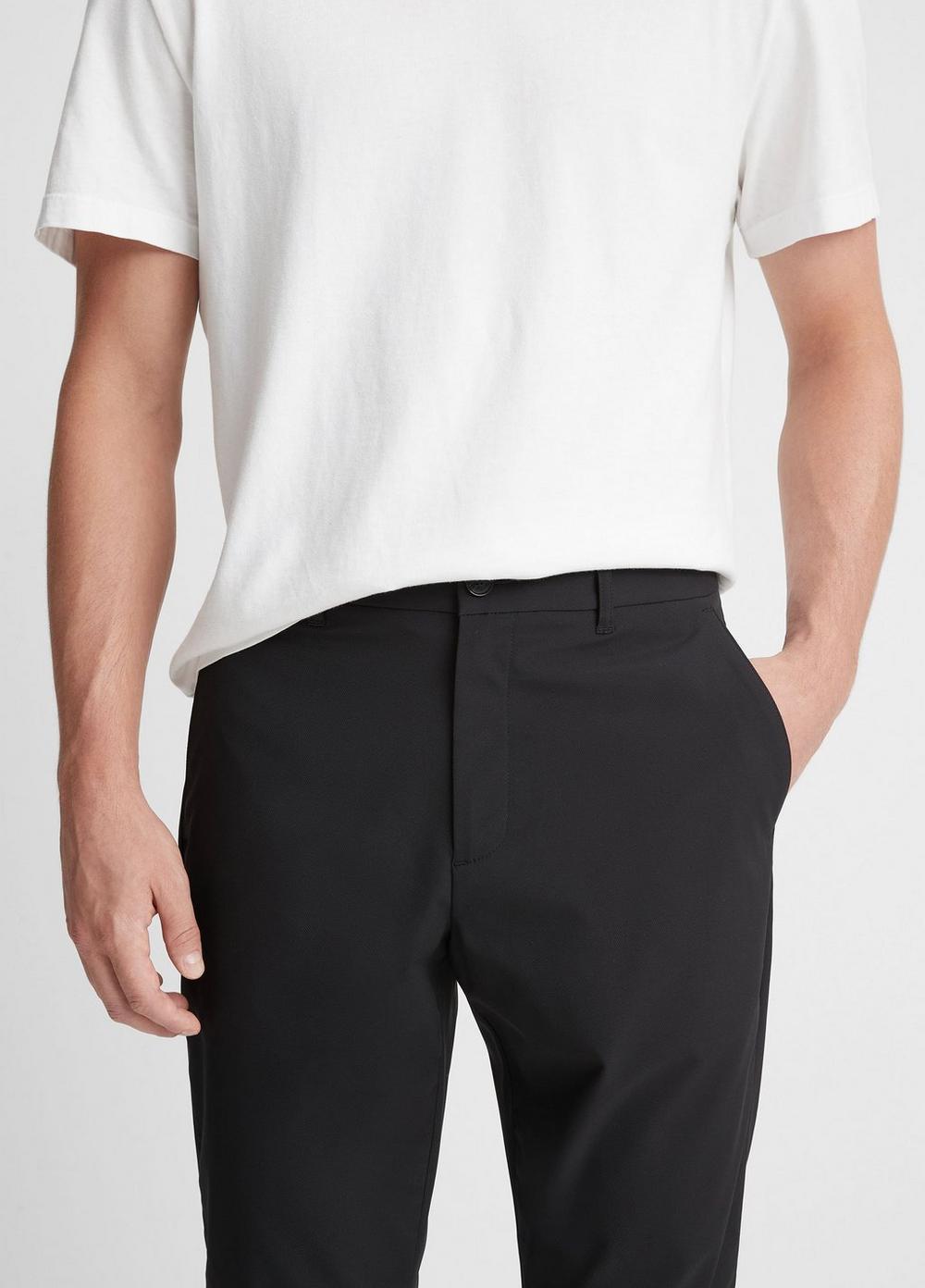 Mens Tech-dobby Chino Pant, Black, Size 32 Vince Product Image