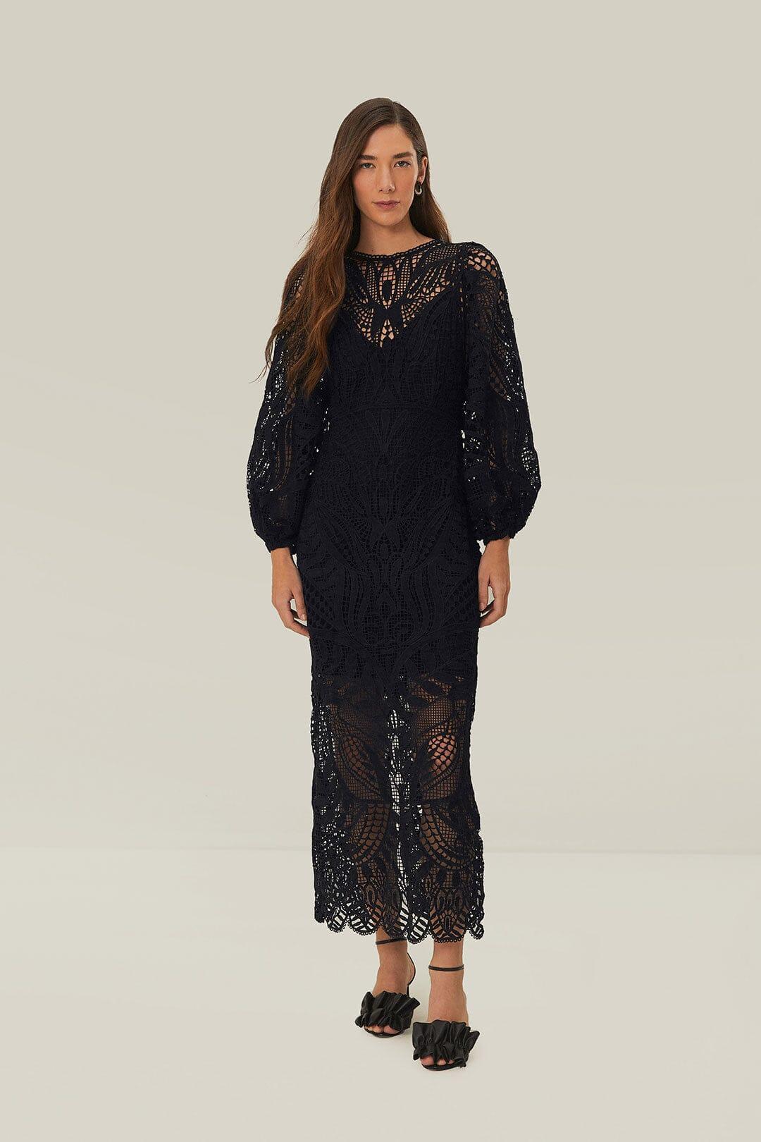 Womens Nature Guipure Midi-Dress Product Image