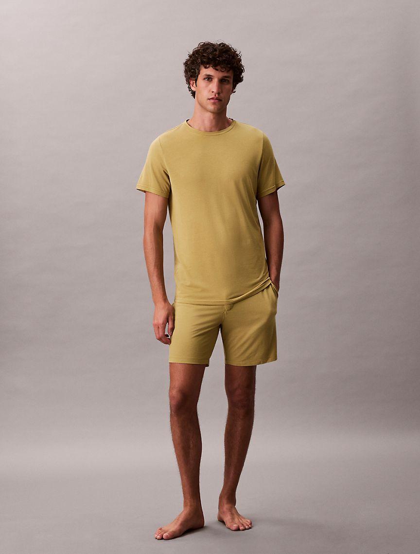 Calvin Klein Mens Modal Pique Classic T-Shirt - Beige Product Image