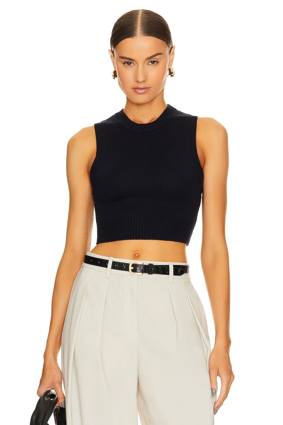 x Marianna Collegiate Cropped Knit Tank L'Academie Product Image