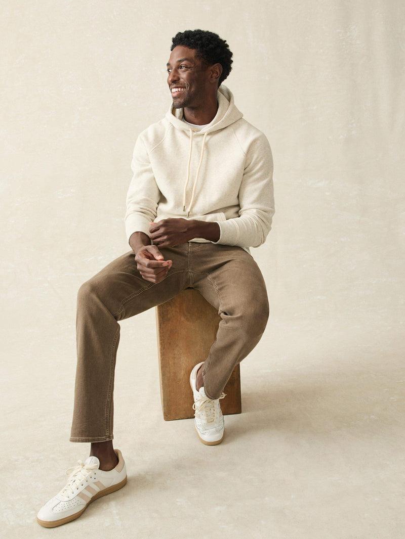 High Standard Fleece Hoodie - Antique Ivory Heather Product Image