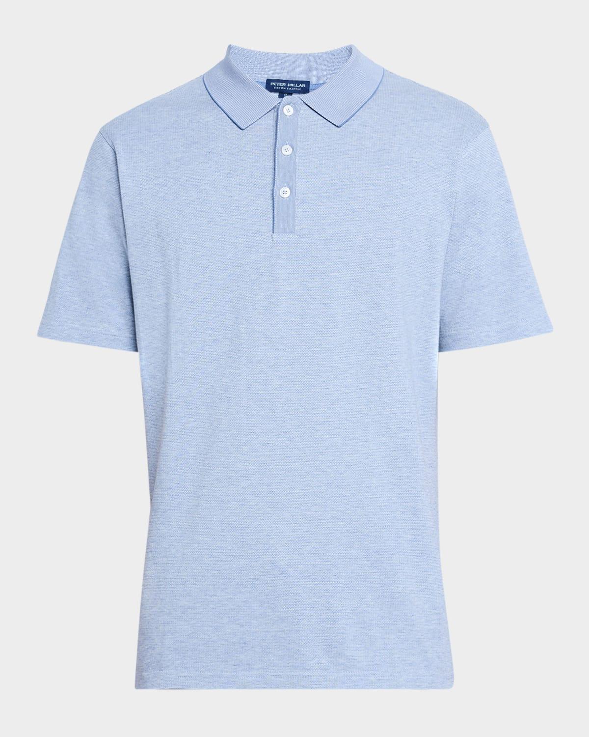 Mens Barnes Birdseye Knit Polo Shirt Product Image
