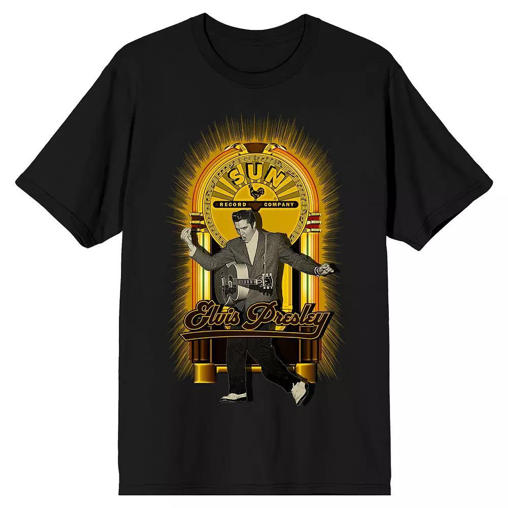 Men's Sun Records Elvis Presley Graphic Tee, Size: Medium 30, Black Product Image