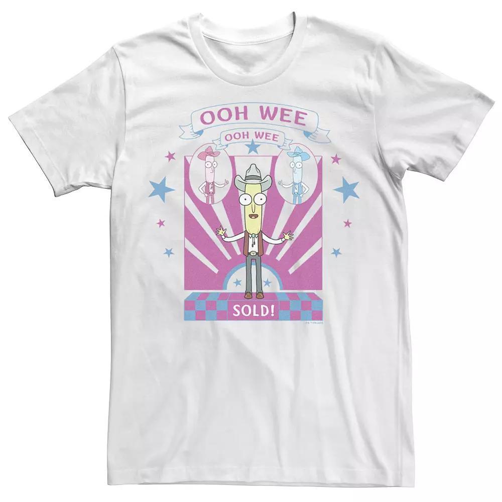 Men's Rick & Morty OOH WEE Sold Portrait Tee, Size: XS, White Product Image