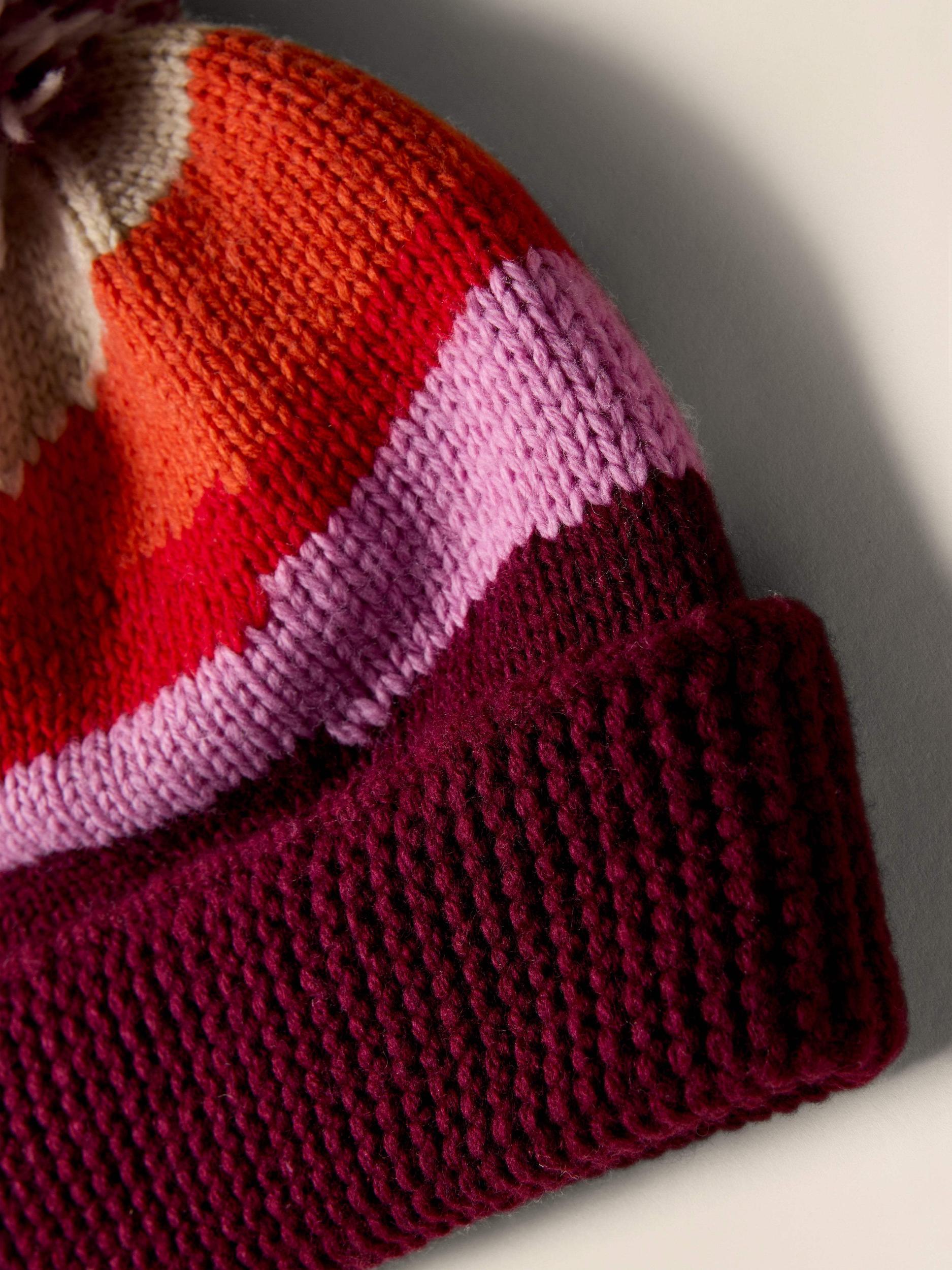 Sun and Wave Beanie - Red Multi Male Product Image