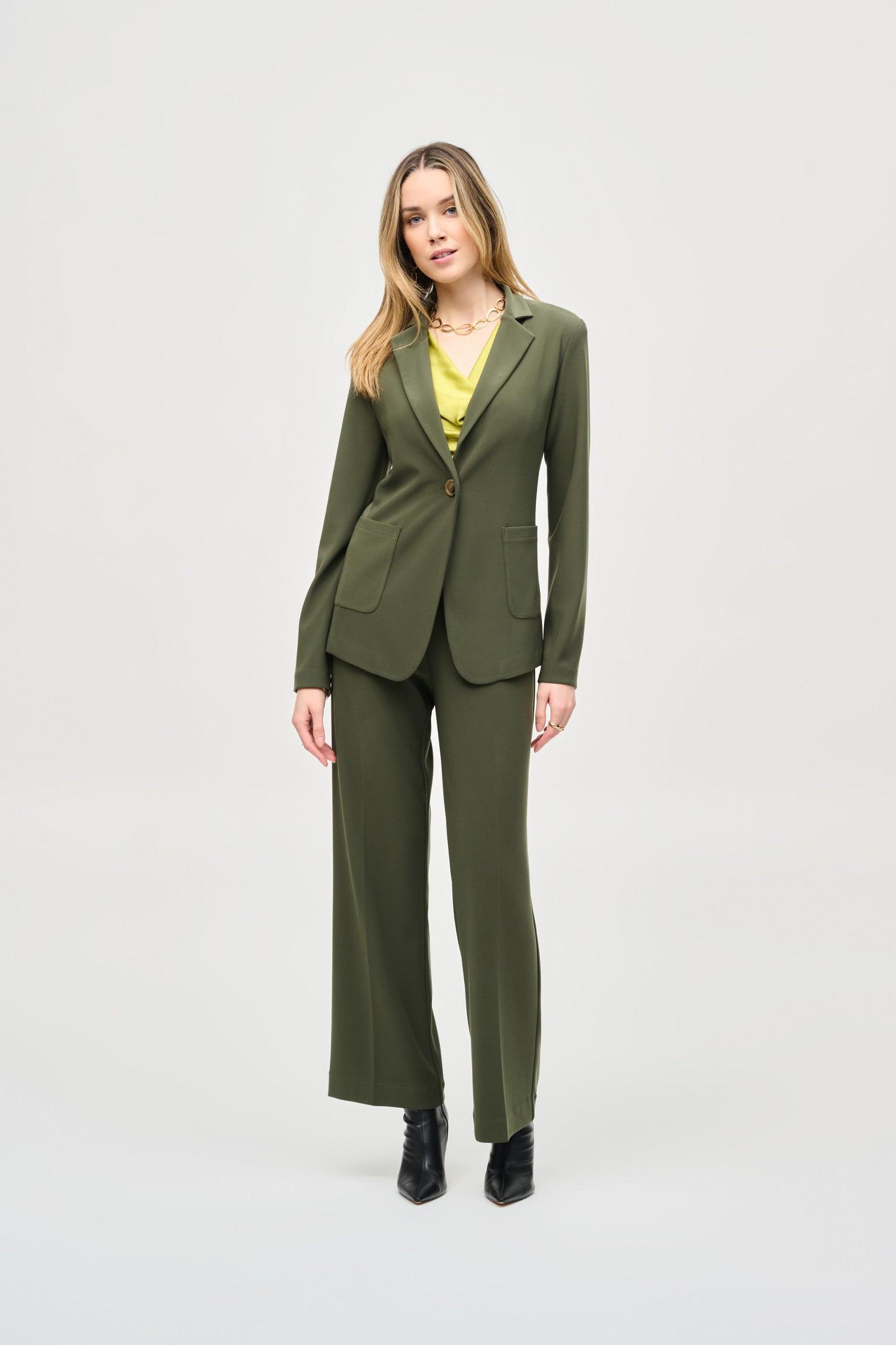 Silky Knit Fitted Blazer Product Image