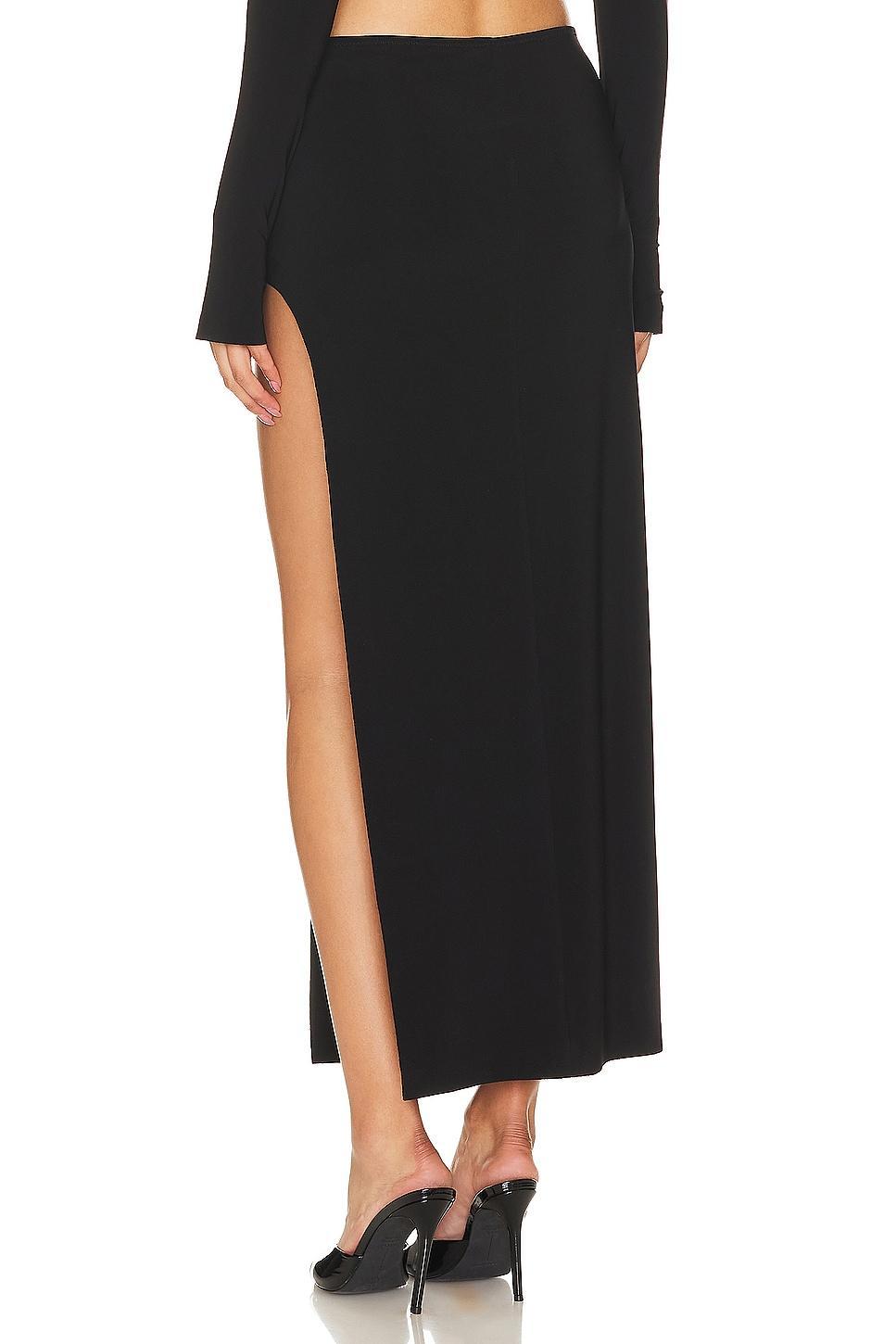 Marissa Wide Slit Skirt Norma Kamali Product Image