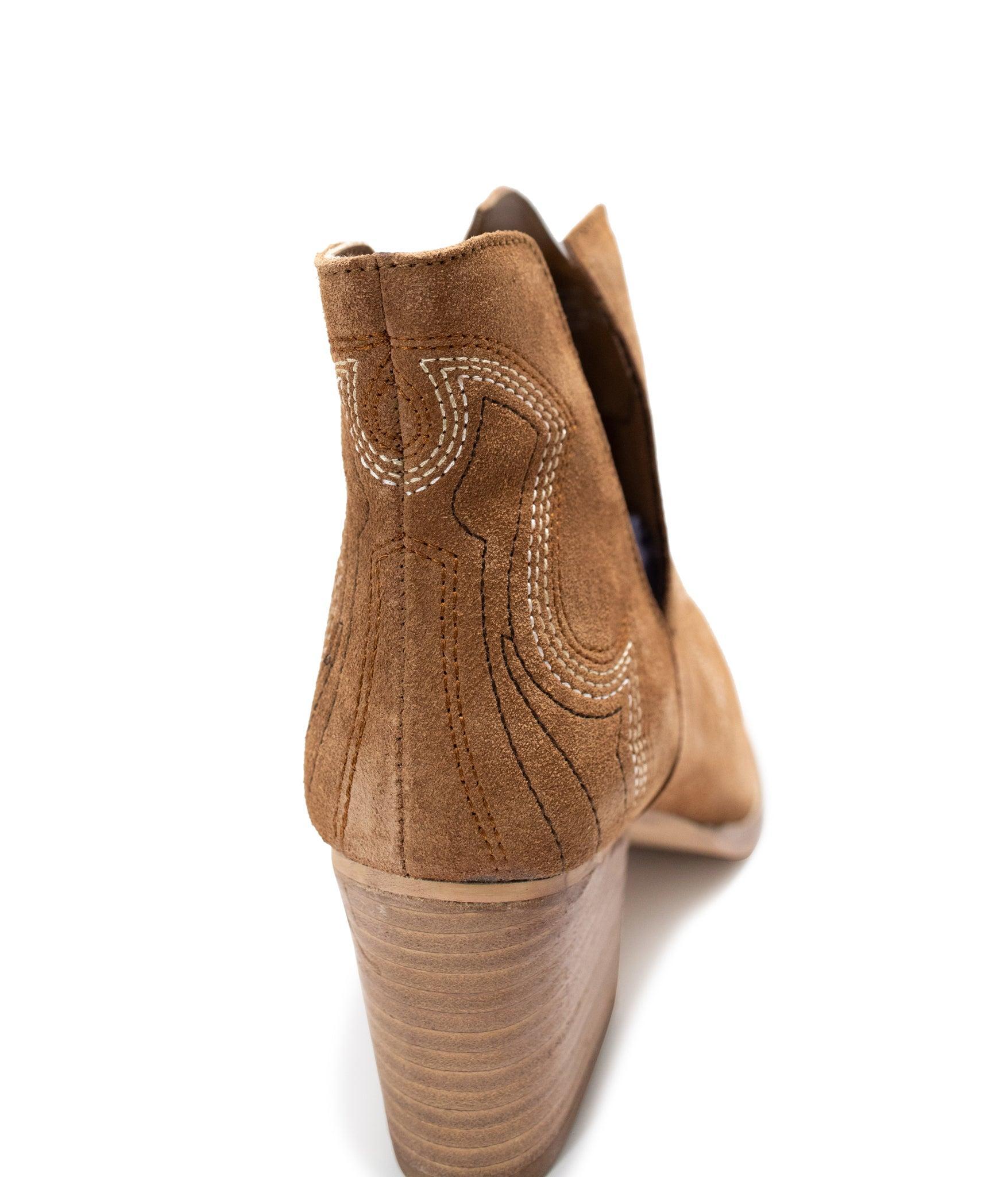 Journee Ankle Boots in Magenta (Online Exclusive) Product Image