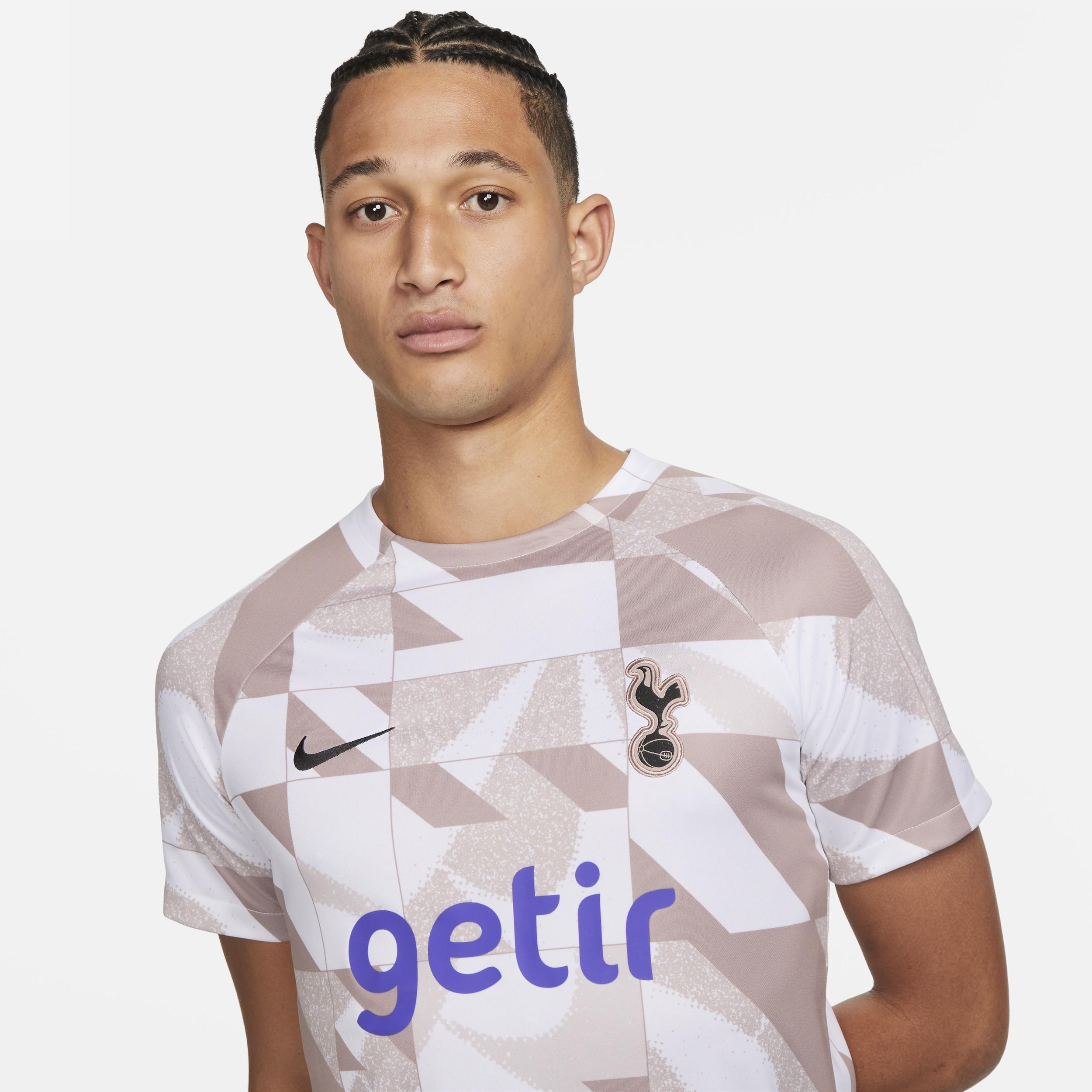 Men's Nike White Tottenham Hotspur 2023/24 Academy Pro Pre-Match Top, Size: Small, Tot White Product Image