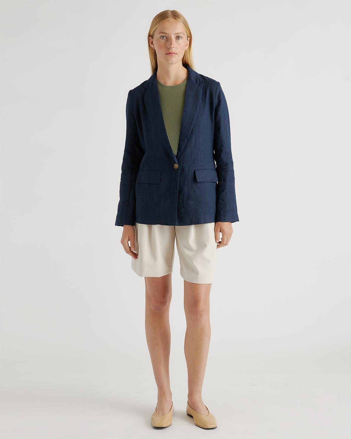 Quince | Women's 100% European Linen Blazer Product Image