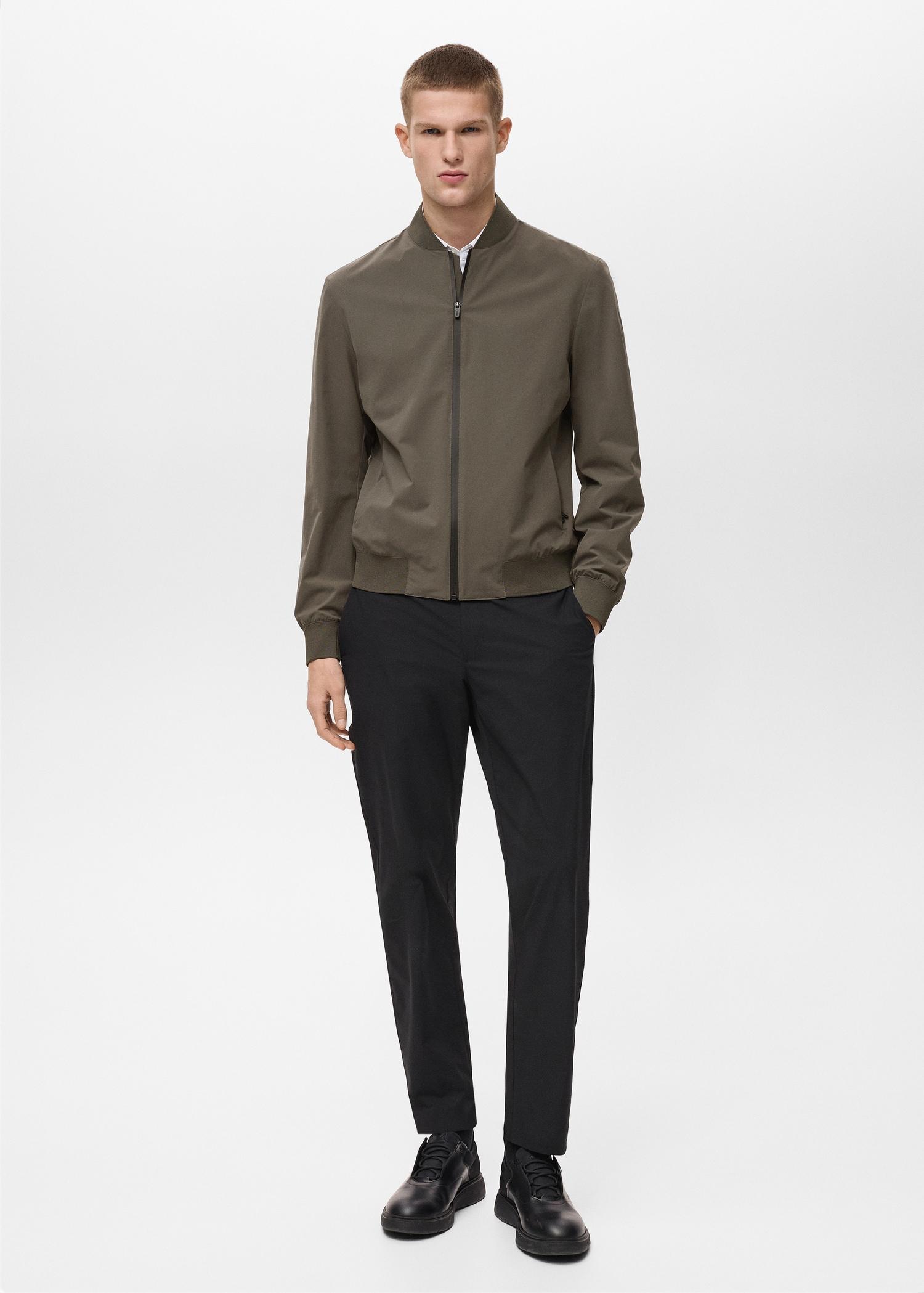 Waterproof bomber with COOLMAX® technology - Men | MANGO USA Product Image