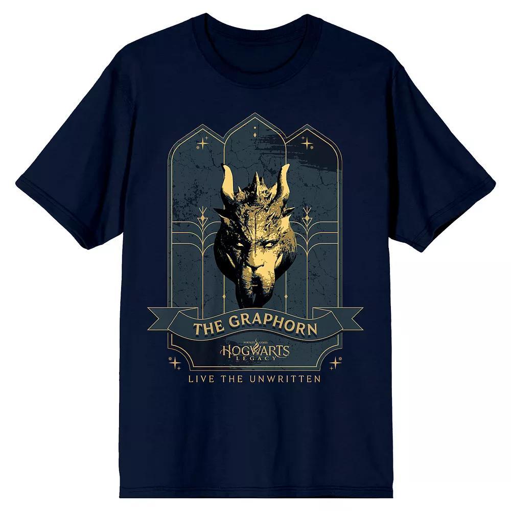 Men's Hogwarts Legacy Graphorn Tee, Size: Large, Blue Product Image
