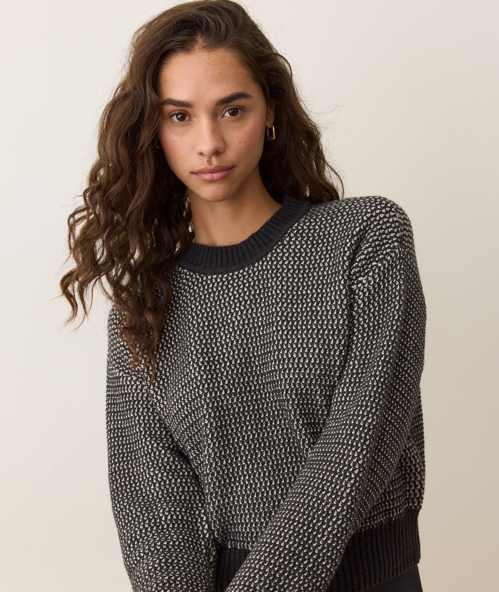 Robin Textured Crewneck Sweater Product Image