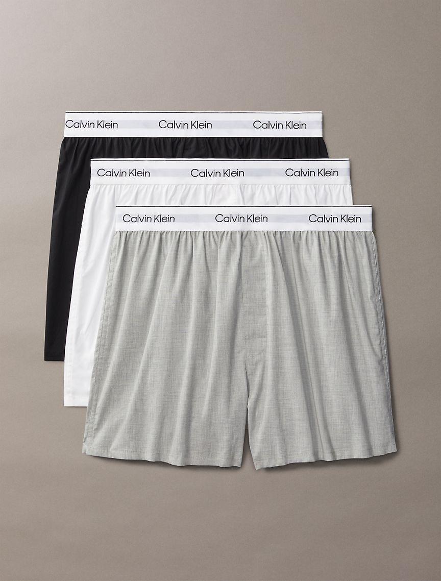 Calvin Klein Men's Icon Cotton Stretch 3-Pack Slim Boxer - Multi - L Product Image