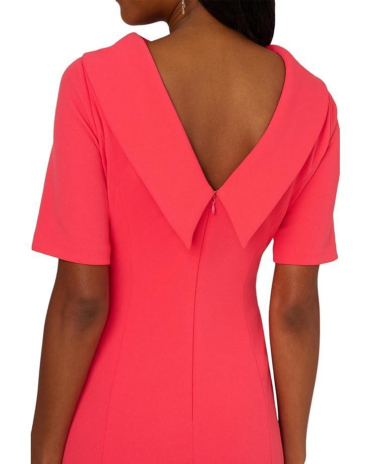 Knit Crepe Pearl Midi Dress Product Image