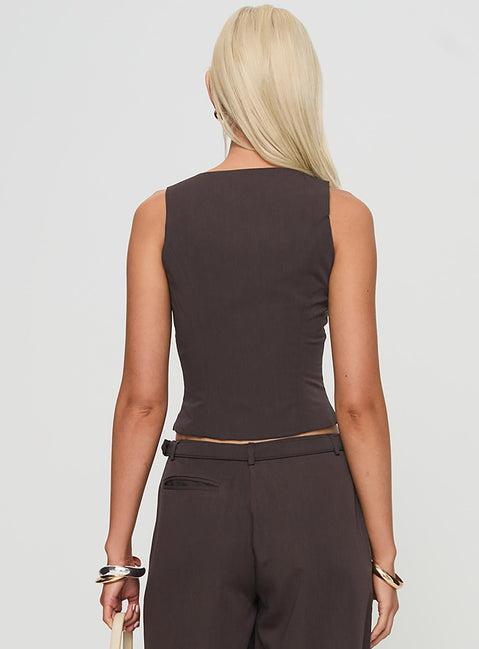 Airi Top Brown Product Image