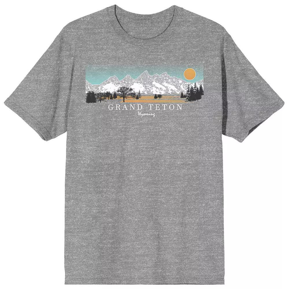 Men's Adventure Society Wyoming Vacation Tee, Size: XL, Grey Product Image