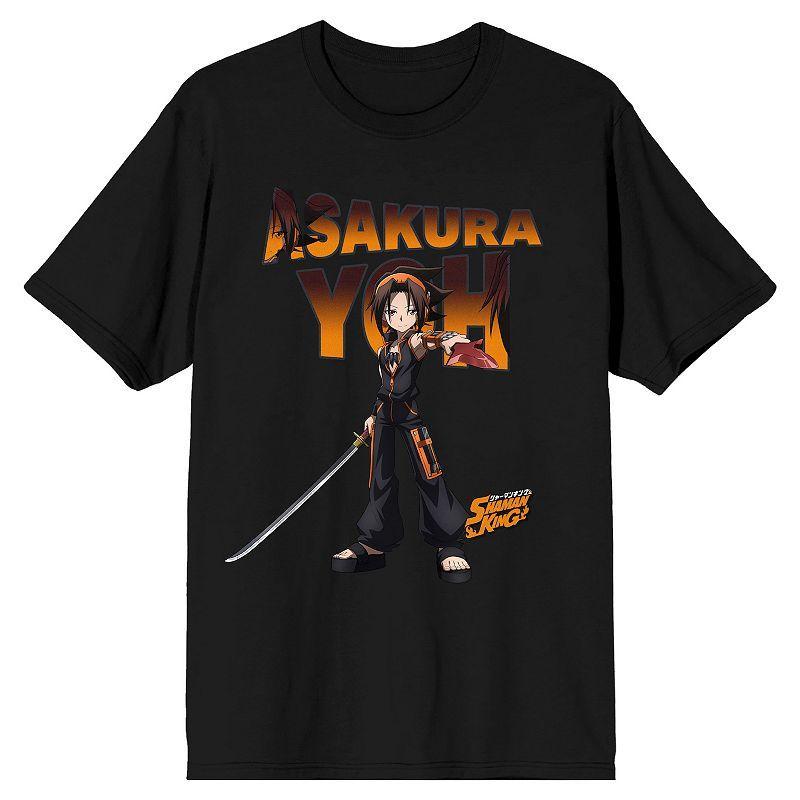 Men's Shaman King Yoh Asakura Tee, Size: Large, Black Product Image