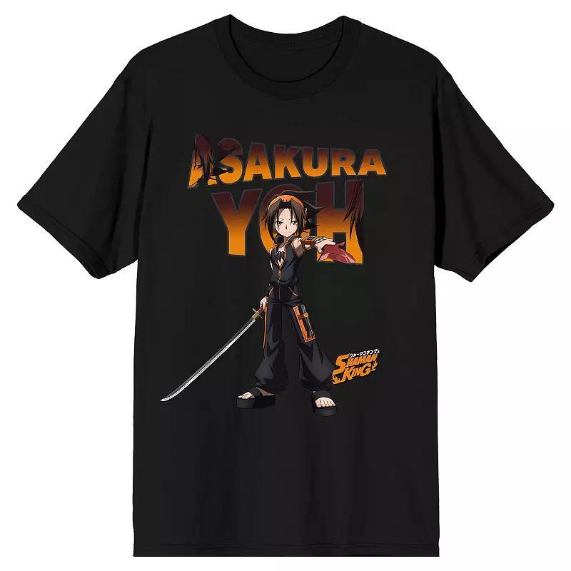 Men's Shaman King Yoh Asakura Tee, Size: Large, Black Product Image