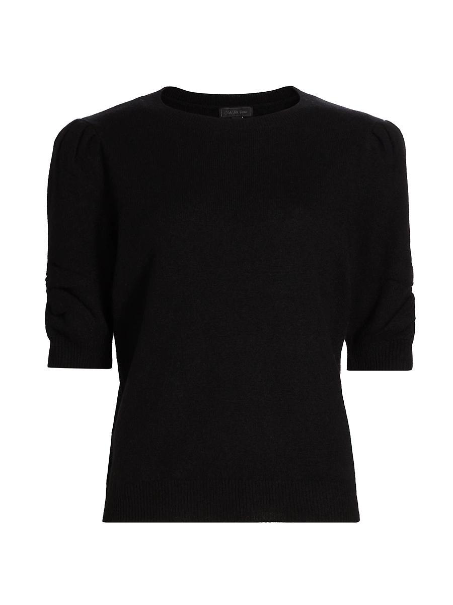 Womens Pleated Cashmere Sweater Product Image