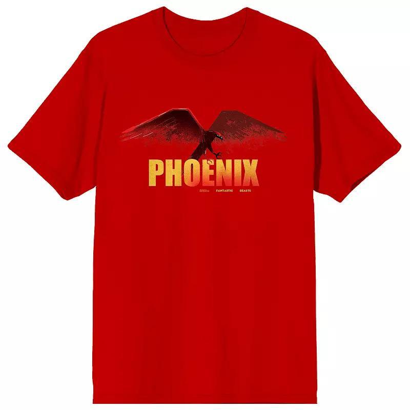 Men's Fantastic Beasts Phoenix Tee, Size: XXL, Red Product Image