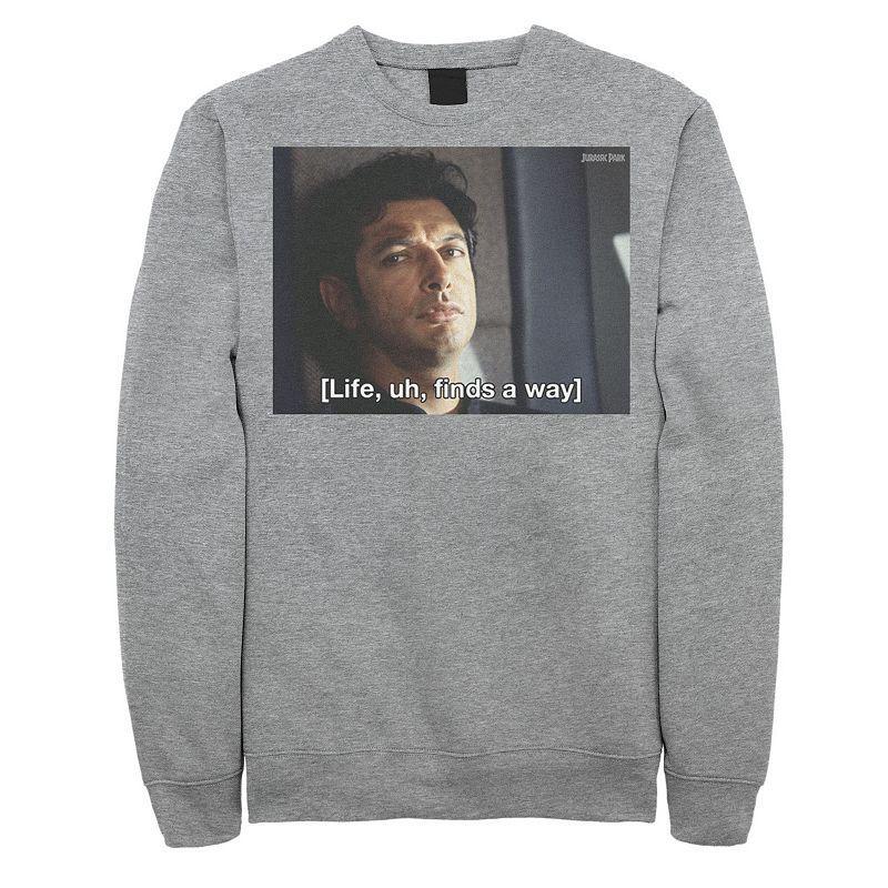 Men's Jurassic Park Life Finds A Way Goldblum Jeff Stare Sweatshirt, Size: XXL, Blue Product Image