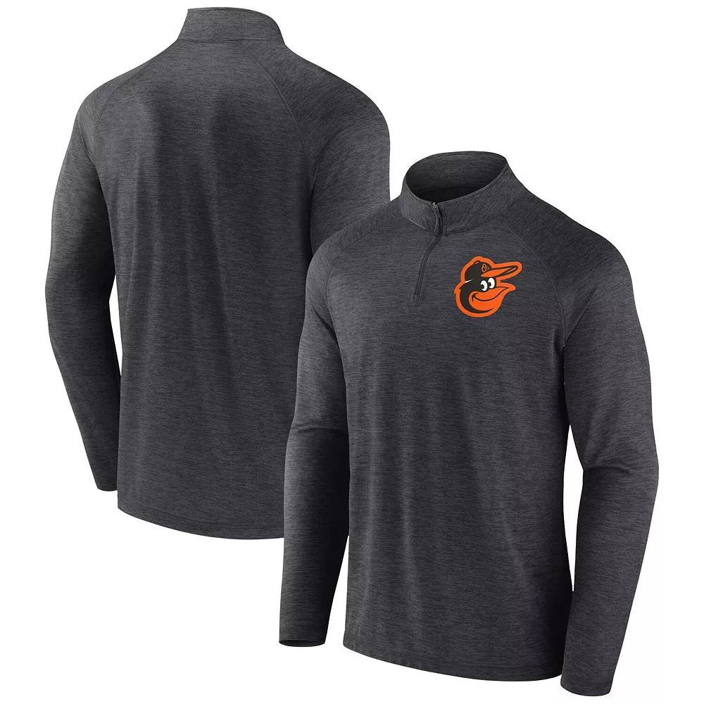 Men's Profile Navy Atlanta Braves Big & Tall Raglan Quarter-Zip Top, Size: 3XB, Blue Product Image