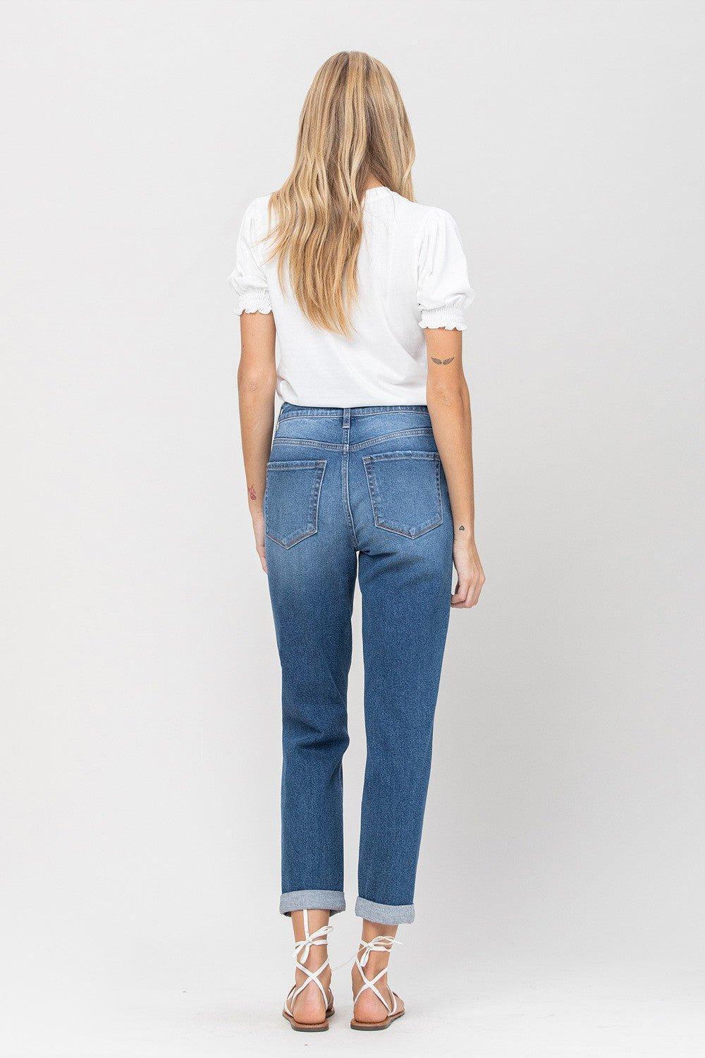 Candy Lights Mom Jeans Product Image
