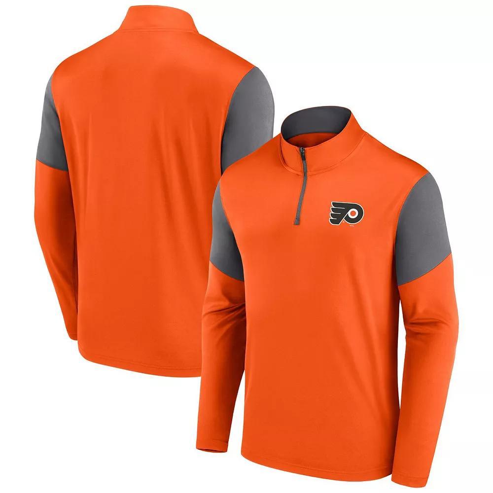 Men's Fanatics Blue Tampa Bay Lightning Logo Quarter-Zip Top, Size: Medium, Lgh Blue Product Image