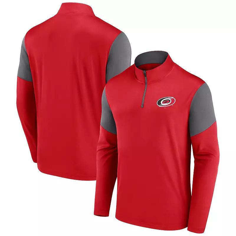 Men's Fanatics Blue Tampa Bay Lightning Logo Quarter-Zip Top, Size: Medium, Lgh Blue Product Image