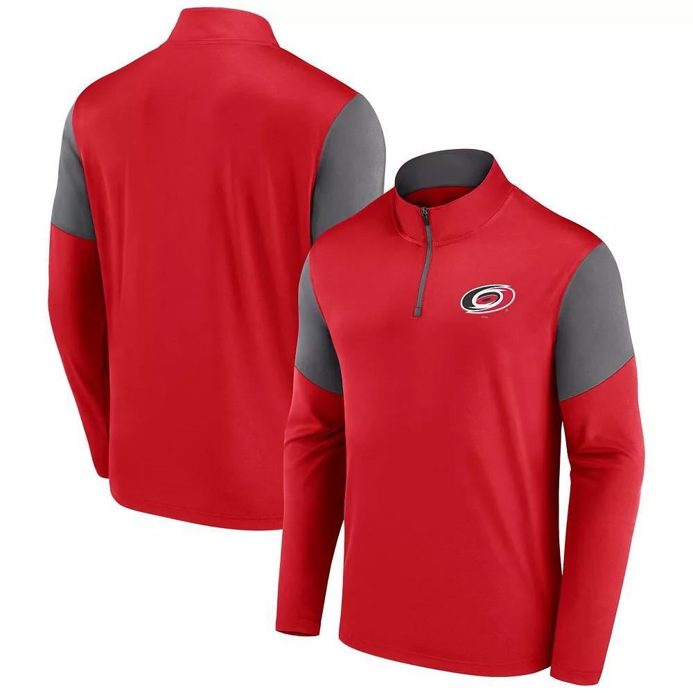 Men's Fanatics Blue Tampa Bay Lightning Logo Quarter-Zip Top, Size: Medium, Lgh Blue Product Image