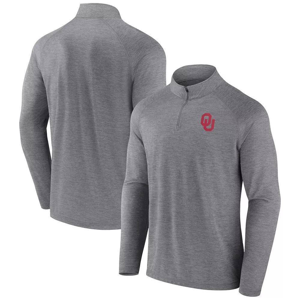 Men's Profile Black San Francisco Giants Big & Tall Raglan Quarter-Zip Top, Size: 4XB Product Image