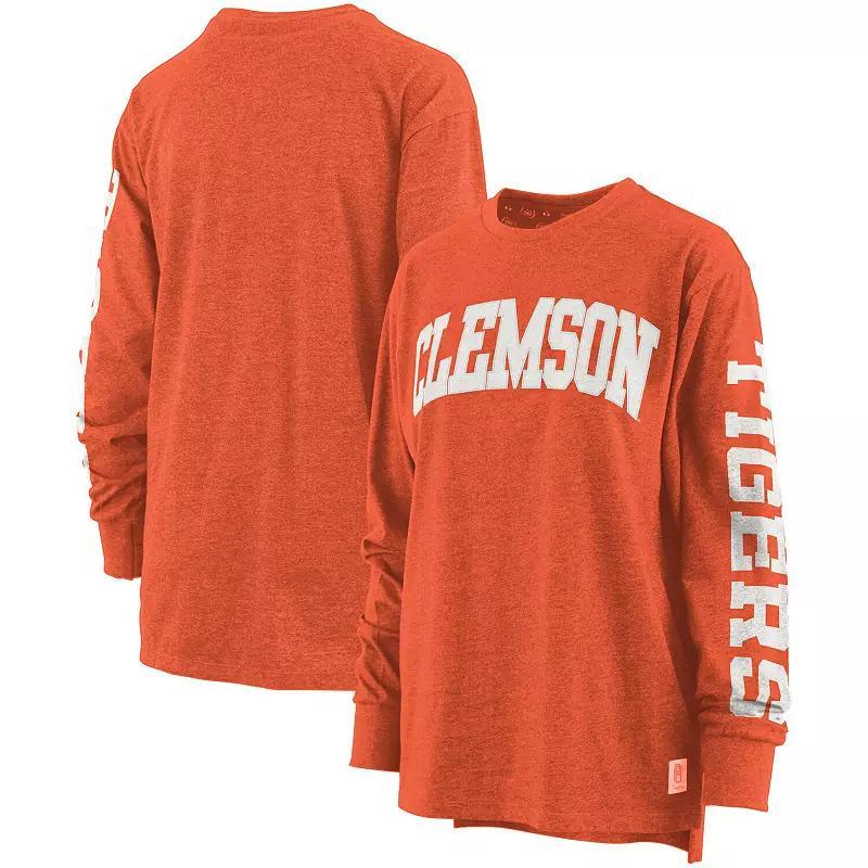 Womens Pressbox Tennessee Tennessee Volunteers Plus Size Two-Hit Canyon Long Sleeve T-Shirt Product Image