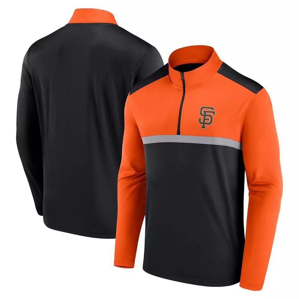Men's Fanatics Black Baltimore Orioles Unstoppable Quarter-Zip Top, Size: Small Product Image