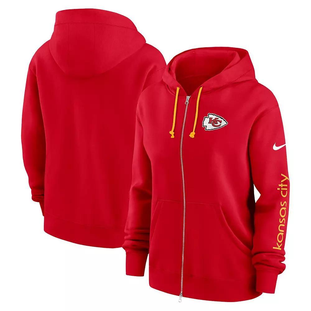 Women's Nike Midnight Green Philadelphia Eagles Phoenix Hoodie Full-Zip Sweatshirt, Size: XL Product Image