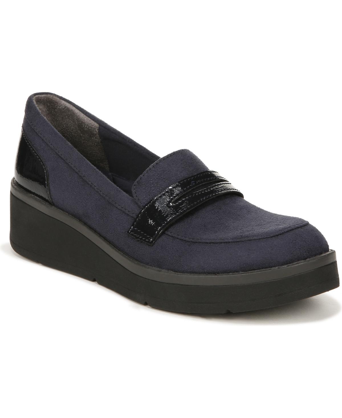 LifeStride Fast Track Women's Slip-on Wedge Loafers, Size: 8, Brown Fabric Product Image