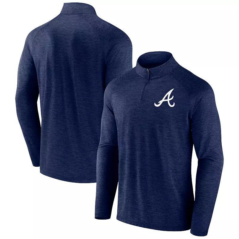 Men's Profile Navy Boston Red Sox Big & Tall Raglan Quarter-Zip Top, Size: 2XB, Blue Product Image