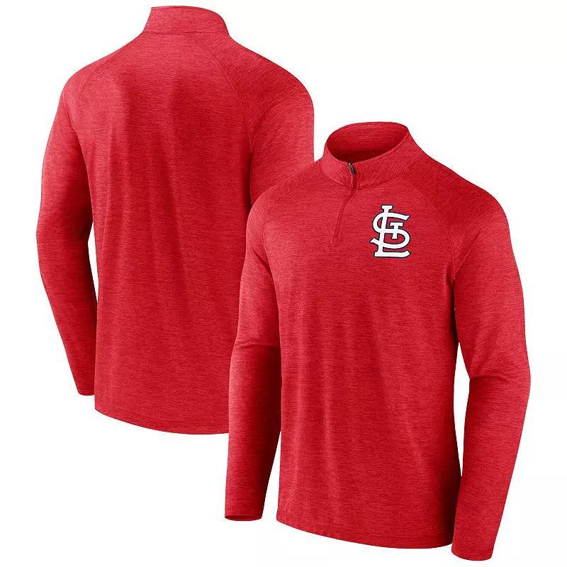 Men's Profile Black San Francisco Giants Big & Tall Raglan Quarter-Zip Top, Size: 4XB Product Image
