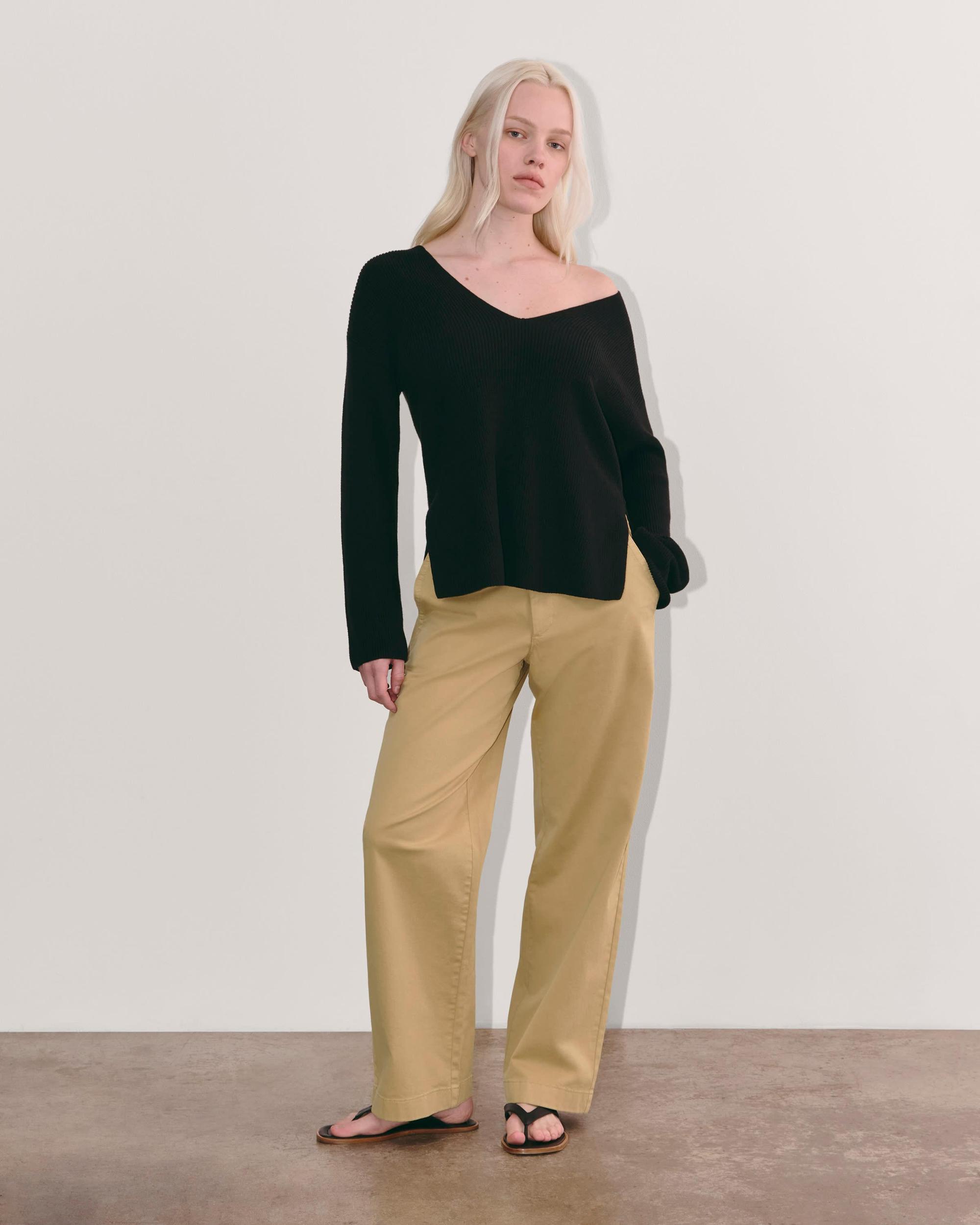The Wide-Leg Chino Product Image