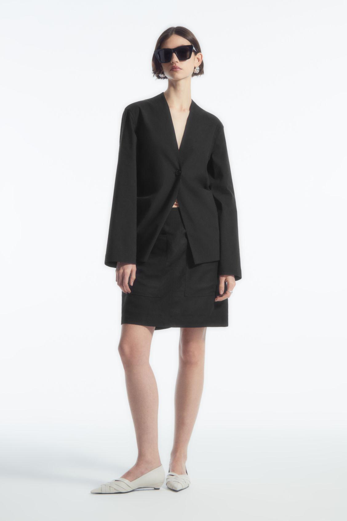 Womens Felted Tweed Miniskirt Product Image